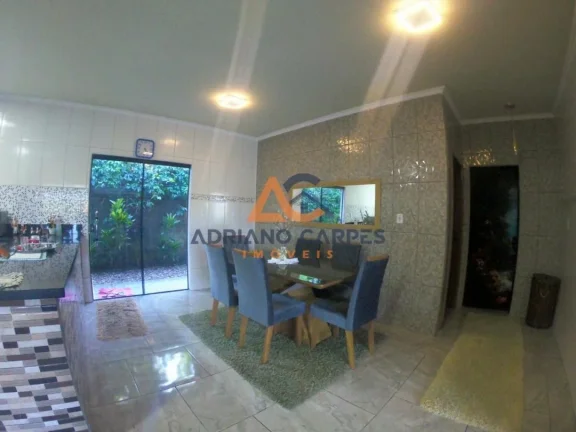 Imagem Adriano Carpes Imóveis vende - Casa com dois dormitórios, sendo uma suíte, com piscina no Bairro Nossa Senhora de Fatima em Penha -SC