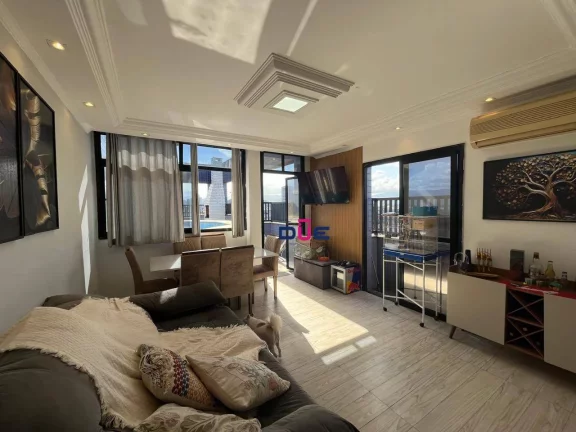 Imagem Cobertura com 3 dormitórios à venda, 138 m² por R$ 680.000,00 - Estuário - Santos/SP