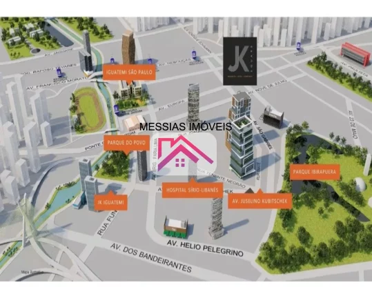 Foto do imóvel: APARTAMENTOS DE 1 E 2 DORMITÓRIOS E 1 VAGA - JK SQUARE ITAIM