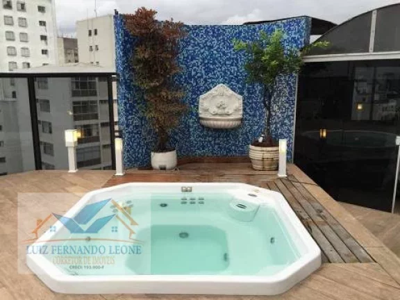 Imagem Linda Cobertura Duplex, de 392 m² e 4 vagas, à venda. R$ 4.500.000,00. Santa Cecília / Higienópolis