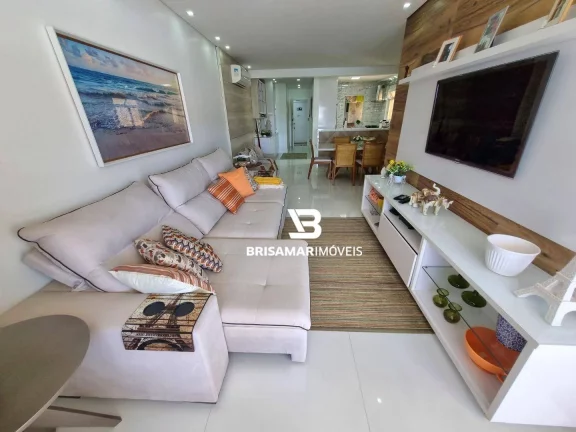 Imagem ASTÚRIAS- FRENTE TOTAL AO MAR , MARAVILHOSO APARTAMENTO TOTALMENTE DECORADO , EXCELENTE ÁREA DE LAZER , 02 VAGAS DE GARAGEM .