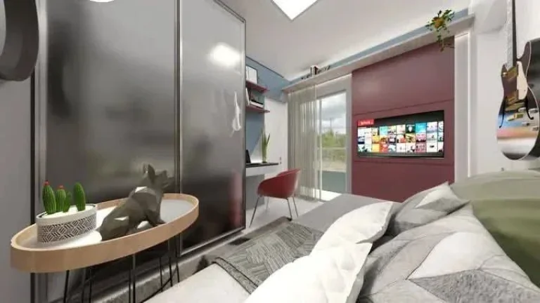 Imagem Studio à venda, no Collegiate One São João Del Rei, em São João Del Rei, Centro, com 1 quarto, 15m2