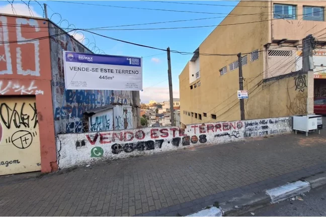 Imagem Terreno 445m² na Av Inocêncio Seráfico, em Carapicuíba, documentação 100% OK