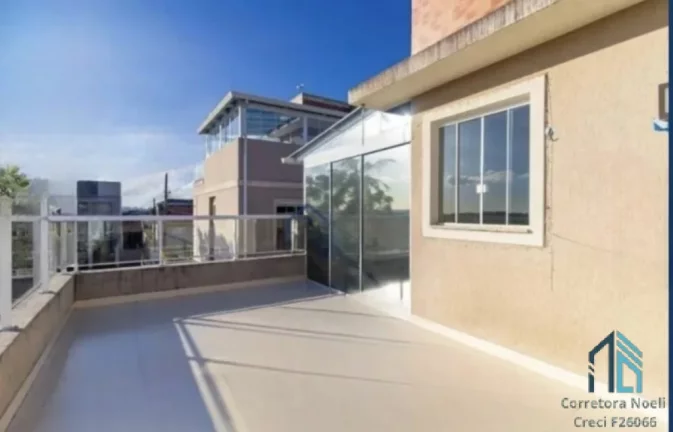 Imagem Sobrado em condomínio 03 quartos c/suíte, terraço, espaço nos fundos, no Uberaba em Curitiba PR