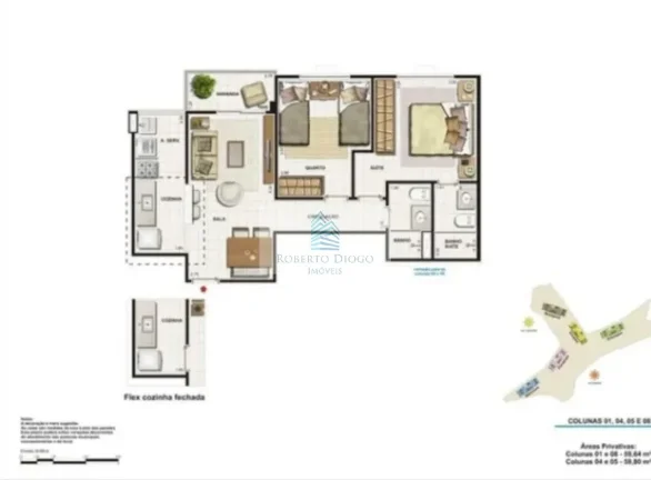 Imagem Imperdível: Apartamento à venda em São Gonçalo-RJ, bairro Maria Paula, 2 quartos, 1 suíte, 1 sala, 2 banheiros, 60m².