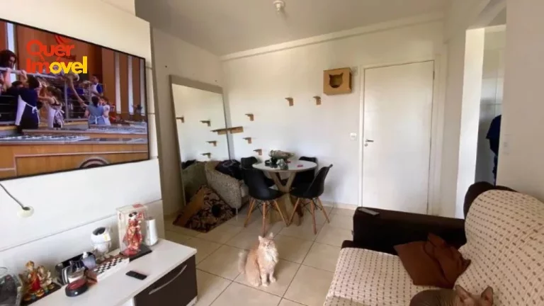 Imagem Apartamento à venda em Ribeirão Preto-SP: 2 quartos, 1 sala, 1 banheiro, 1 vaga, 51m² no Jardim Anhangüera.
