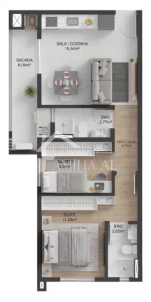 Imagem APARTAMENTO NO RESIDENCIAL DREFAHL - SAGUAÇU