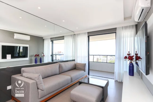 Imagem Apartamento com mega sacada com churrasqueira, lavabo, 3 quartos sendo 1 suíte, 2 vagas de garagem à venda por R$ 1.427.489,80 - Cabral - Curitiba/PR