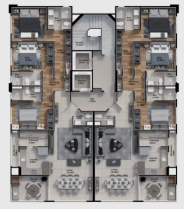 Imagem Hannover - Apartamento à venda no bairro Centro - Balneário Camboriú/SC