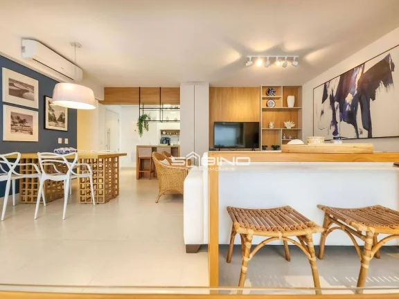 Imagem Apartamento Pé na Areia para Locação, com 3 Dormitórios 1 Suíte 123m² - Riviera de São Lourenço - Bertioga SP