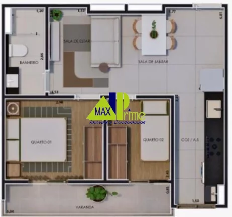 Imagem Imperdível! Apartamento à venda em São Paulo-SP, Vila Carmosina: 2 quartos, 1 sala, 45,00m² de área. Confira já!