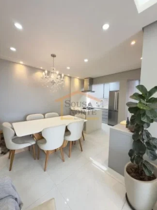 Imagem Apartamento, com 76m², 3 dormitórios, sendo 1 suíte, possui cozinha americana integrada à sala d...