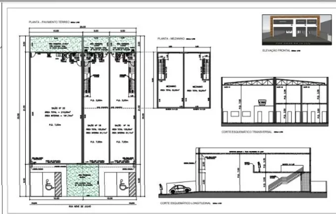 Imagem Salão para alugar, 157 m² por R$ 8.925,00/mês - Jardim Santa Helena - Suzano/SP