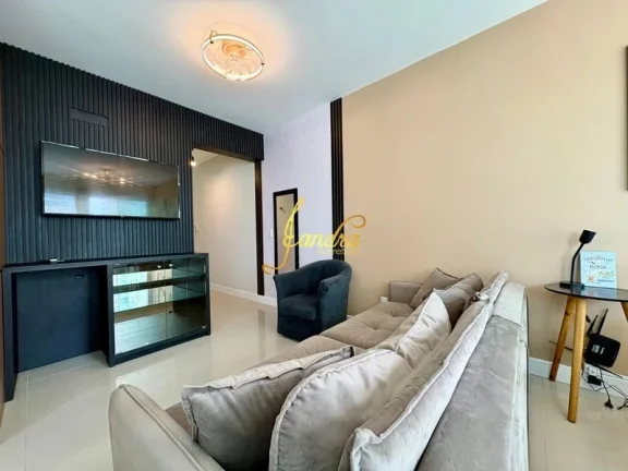 Imagem Belíssimo apartamento 3 dormitorios com vista para o mar mobiliado