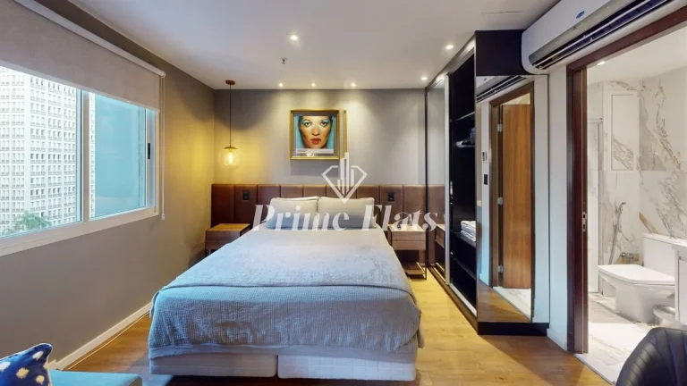 Imagem Flat disponível para venda no Wyndham São Paulo Paulista, com 27m², 1 dormitórios e 1 vaga