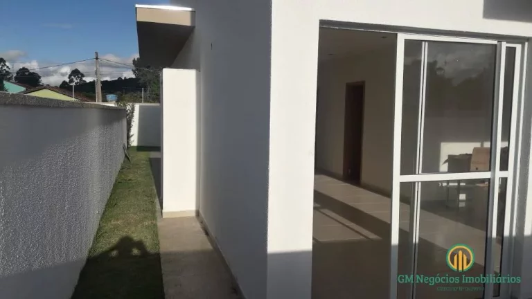 Imagem Casa térrea nova, 3 dormitorios(1suíte) quintal, estilo moderno condominio