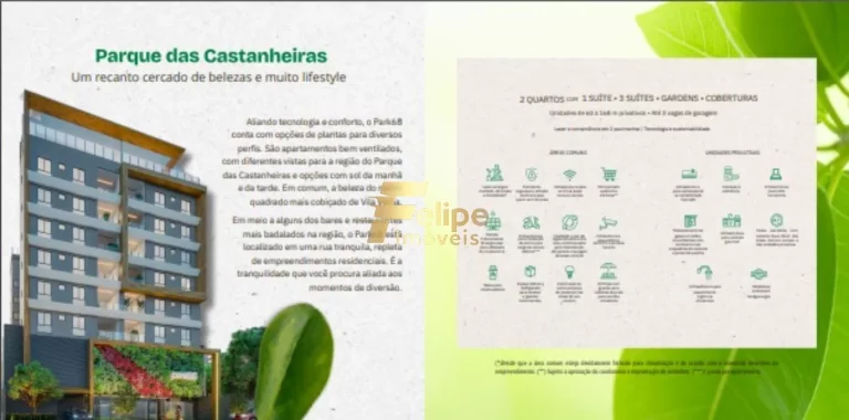 Imagem Um recanto cercado de belezas e muito lifestyle no PARQUE DAS CASTANHEIRAS com 3 quartos!
