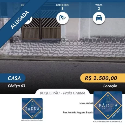 Imagem CASA 3 DORMITÓRIOS