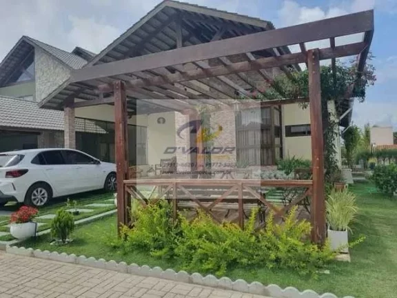 Imagem Vendo Casa Mobiliada, em Condomínio Fechado, com 160 m², 3 suítes, área gourmet e 2 vagas