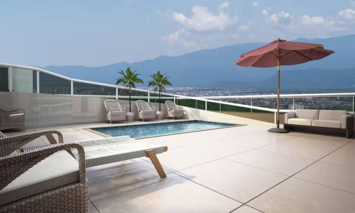 Imagem APARTAMENTO COM 85.5 m² - BOQUEIRAO - PRAIA GRANDE SP