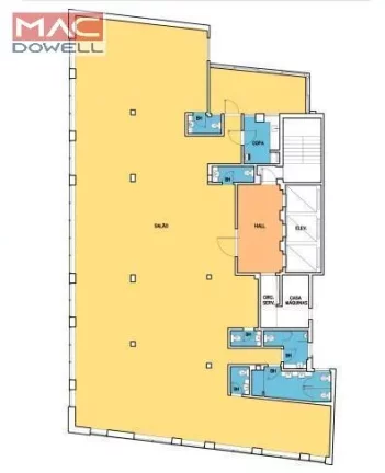Imagem Salas para escritórios com 340 m² e 372 m² - Locação - Centro/RJ