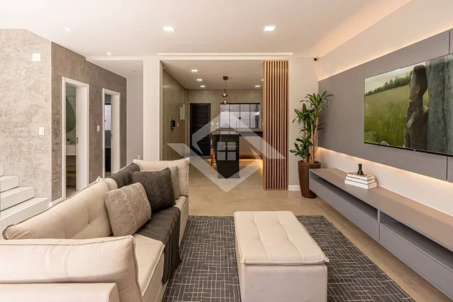Imagem Casa 4 Quartos, 3 Suítes em Condomínio Fechado | Vargem Pequena | 202m²