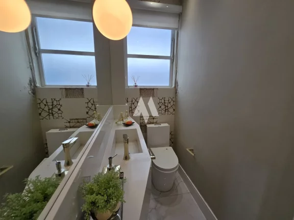 Imagem Apartamento à venda com 3 dormitórios, suíte máster exclusiva e vista livre no Gonzaga em Santos/SP
