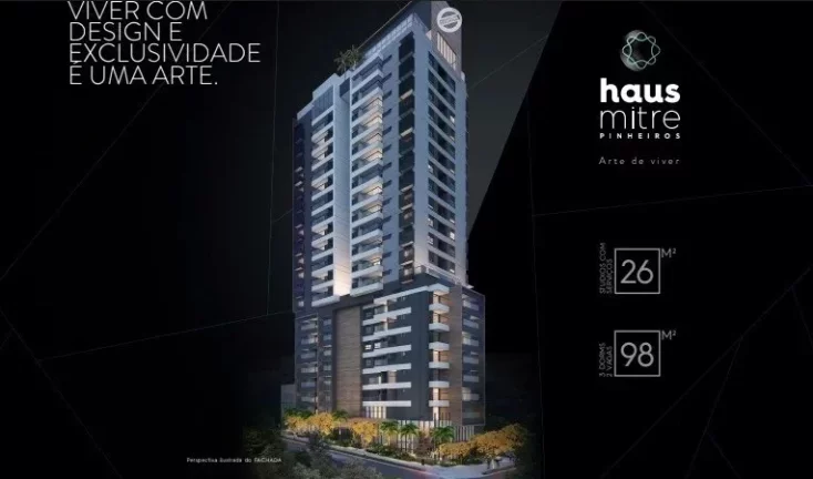 Imagem Apartamento para Venda em São Paulo, Pinheiros, 3 dormitórios, 2 suítes, 3 banheiros, 2 vagas