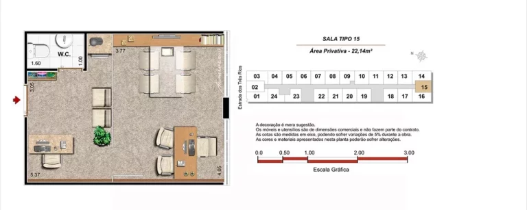 Imagem 3R Offices - Sala à venda no bairro Freguesia (Jacarepaguá) - Rio de Janeiro/RJ