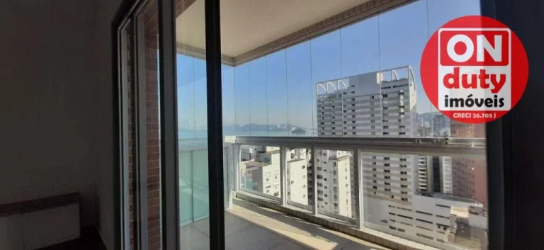 Imagem Apartamento com 1 quarto para alugar, 46 m² por R$ 6.000/mês - Boqueirão - Santos/SP