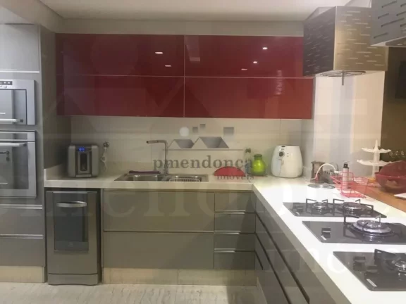 Imagem Apartamento fino acabamento, todo decorado, repleto de armários, com terraço gourmet, amplo e com ...