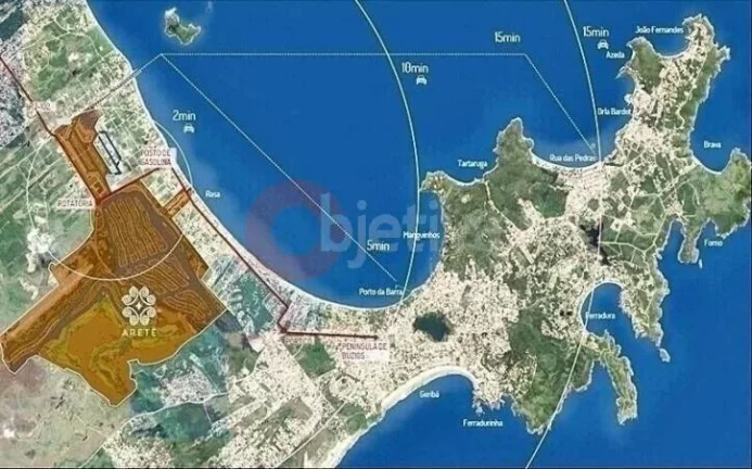 Imagem Terreno à venda, 1065 m² por R$ 728.000,00 - Loteamento Praia Baia Formosa - Armação dos Búzios/RJ