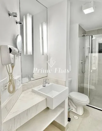 Imagem Flat disponível para locação no Mercure São Paulo Berrini, com 54m², 2 dormitórios e 2 vagas de garagem