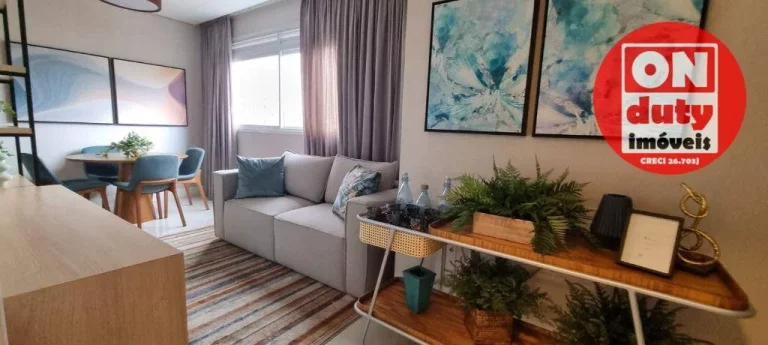 Imagem Apartamento com 1 dormitório à venda, 44 m² por R$ 640.000,00 - Ponta da Praia - Santos/SP