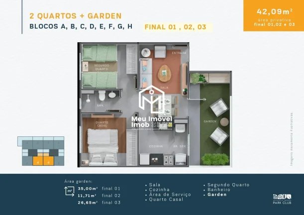 Imagem Apartamento Residencial Park Club - Luziânia GO
