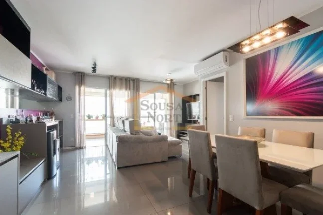 Imagem Apartamento à venda, com 88m², 2 dormitórios, sendo 1 suite, 2 banheiros, possui cozinha integrad...