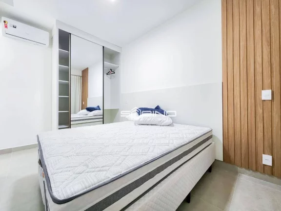 Imagem Aluguel mensal na Riviera de São Lourenço - Com 2 dormitórios 1 suíte, com 62m² de área útil, 2 vagas de garagem