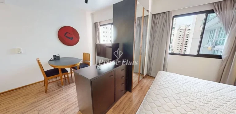 Imagem Flat disponível para venda no Slaviero Essential Moema, com 26m², 1 dormitório e 1 vaga