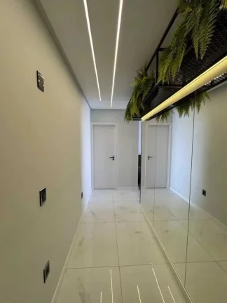 Imagem Apartamento vista mar com 2 suítes e 3 vagas de garagem em Balneário Perequê