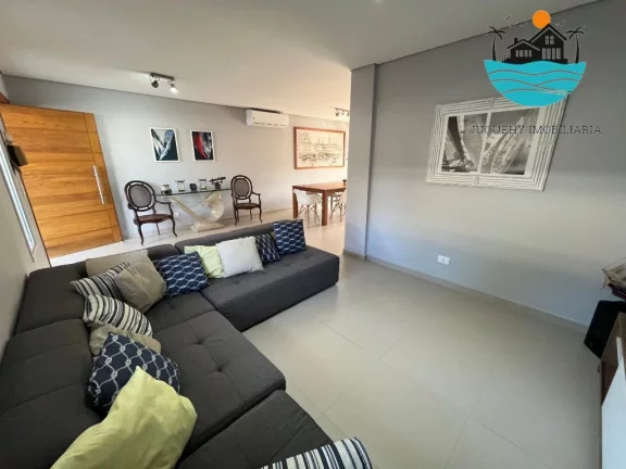 Imagem Casas Temporada Juquehy Aluguel, com 4 suítes, 150m da praia - Acomodação 8 pessoas | Juquehy Imobiliária