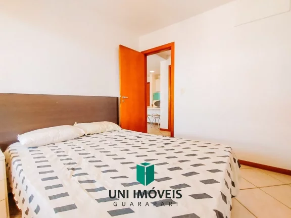 Imagem Apartamento na Praia das Castanheiras em Guarapari com 2 Quartos (1 Suíte), 2 Vagas, Frente para o Mar