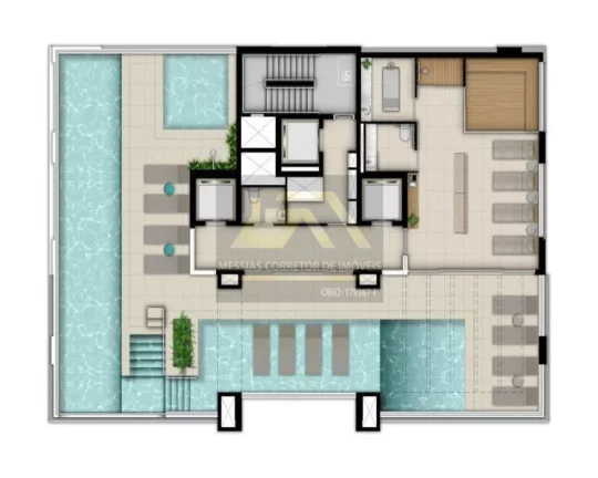Imagem APARTAMENTOS E 3 SUITES E 2 VAGAS - ATHOS PARAISO.