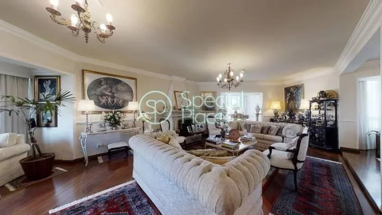 Ótimo apartamento à venda no Campo Belo - Área: 273m² - Living amplo para vários ambientes, com...