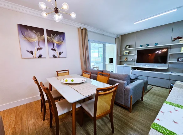 Imagem Venda de Apartamento Pé na Areia na Riviera de São Lourenço Módulo 02: 3 Quartos, 2 Suítes, 2 Salas, 2 Vagas, 116,98m²!