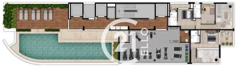 Imagem Apartamento, 53 m² - venda por R$ 1.250.000,00 ou aluguel por R$ 7.108,00/mês - Ibirapuera - São Paulo/SP