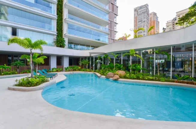 Imagem Apartamento Condomínio Oscar Ibirapuera, andar alto vista livre