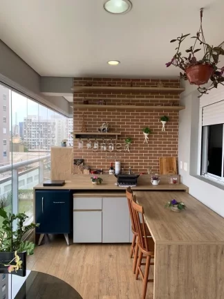 Imagem Apartamento com 88 M² com 3 dormitórios sendo 1 suíte, 3 banheiros, varanda, sala, cozinha com ba...