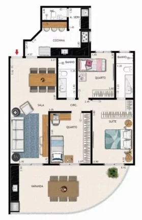 Imagem Prime Recreio - Apartamento à venda no bairro Recreio dos Bandeirantes - Rio de Janeiro/RJ