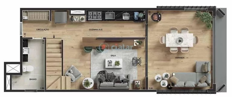 Imagem Garden à venda 1 Quarto 174.28M Ipanema Rio de Janeiro - RJ | Alma Ipanema - Residencial