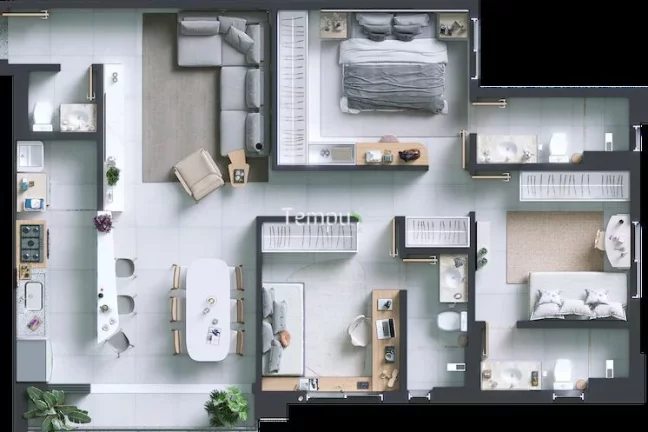 Imagem Alt. 65 Home design - Apartamento ALT- 65, à venda no bairro Setor Bela Vista - Goiânia/GO